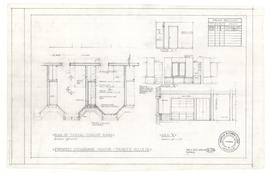 Cosgrave House: plan of typical student room. - 3 March 1962 (A-118)