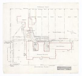 Preliminary plan of paved courts and drive; part of Block Plan #121. - 19 August 1959 (33)