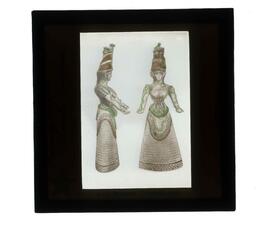 "Faience Figure - Snake Goddess"