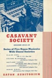 Casavant Society : Maitland Farmer with Alumnae Girls' Choir of Toronto
