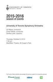 University of Toronto symphony orchestra