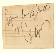 Letter from Georges Bizet to H. Moreno, critic for Le Menestrel