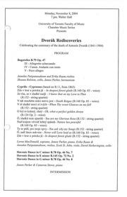 Dvorak rediscoveries