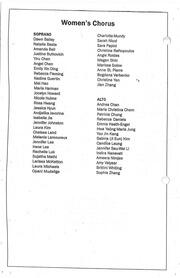 University women's chorus