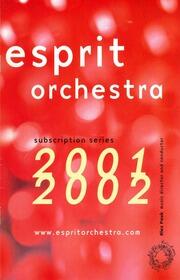 Esprit Orchestra : [concert season brochure]