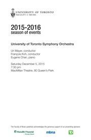 University of Toronto symphony orchestra