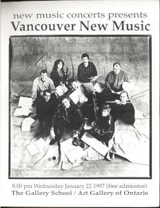 Vancouver New Music : [flyer]
