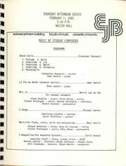 Music by student composers