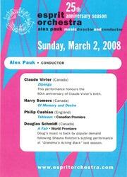 [Esprit Orchestra : flyer]