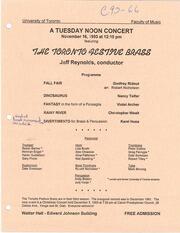 The Toronto Festive Brass