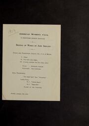 1919-01-27/England/Mayfair
