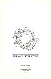 Art and literature : [program]