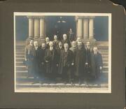 Grand Jury on the steps of City Hall