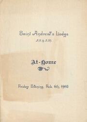 Saint Andrew's Lodge at-home : [program]