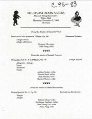 Student string ensembles