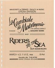 Riders to the sea / Ralph Vaughan Williams