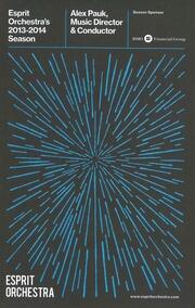 Esprit Orchestra : [concert season brochure]