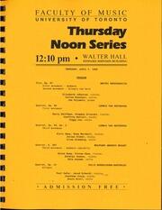[Student chamber ensembles]