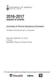 University of Toronto symphony orchestra