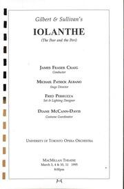 Iolanthe / Gilbert and Sullivan