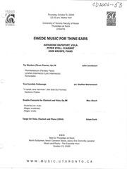 Swede music for thine ears