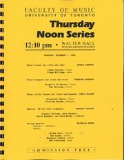 [Student composer concert]