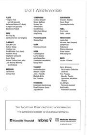 University of Toronto wind ensemble