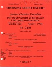 Student chamber ensembles