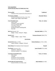 Viva Caledonia! : Scottish Baroque music for Robbie Burns Day