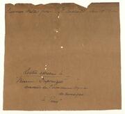 Letter from Giacomo Meyerbeer to M. Duponizet, directeur de l'Academie royale de musique, Paris, regarding recommendation for Richard Wagner