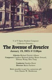 The Avenue of avarice