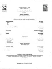 Twentieth century music of four continents