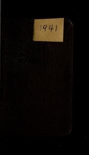 [Daybook : 1941]