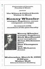 Kenny Wheeler in concert with members of the jazz faculty