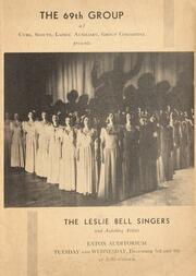 The 69th Group of Cubs, Scouts, Ladies' Auxiliary, Group Committee presents the Leslie Bell Singers and assisting artists
