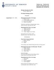 The Haydn challenge concert
