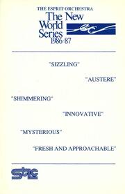 The New world series : [concert season brochure]