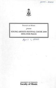 Sing for peace