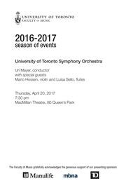 University of Toronto symphony orchestra