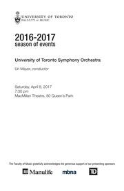 University of Toronto symphony orchestra