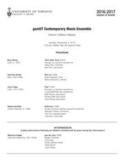 Gamut contemporary music ensemble