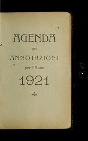 [Daybook : 1921]