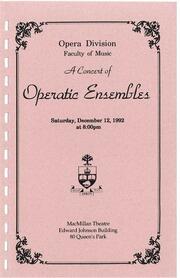 A concert of operatic ensembles