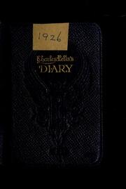 [Daybook : 1926]