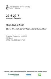 Steven Woomert, Barton Woomert and Rachael Kerr