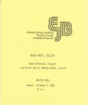 Denis Brott, cellist