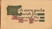 Christmas card from Mr. and Mrs. J. Churchill Arlidge