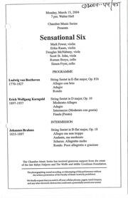 Sensational Six