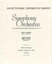 University of Toronto Symphony Orchestra