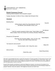 Student composers concert no. 2